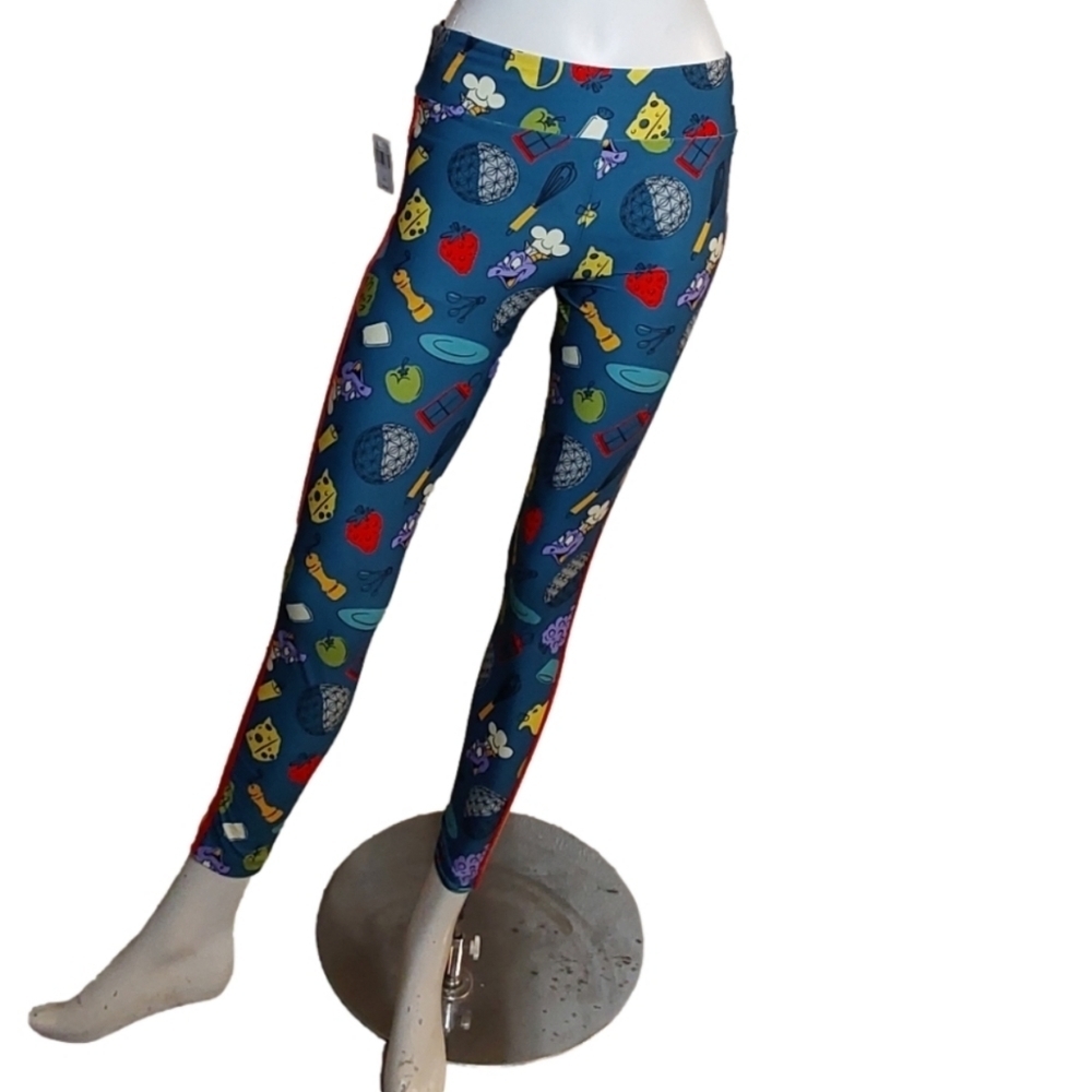 Disney 25th ANNIVERSARY FOOD & WINE CELEBRATION LEGGING SIZE SMALL - Picture 2 of 12